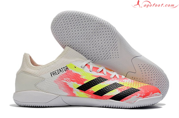 Adidas Chaussures de Foot Predator 20.3 L IC Blanc/Rose