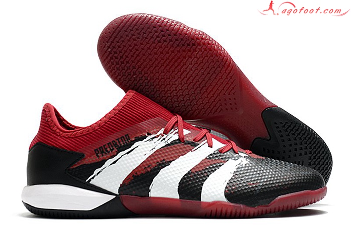 Adidas Chaussures de Foot Predator 20.3 L IC Rouge/Noir