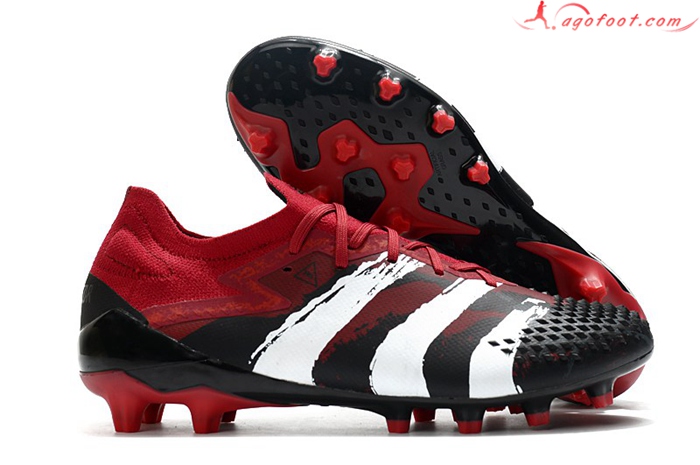 Adidas Chaussures de Foot Predator Mutator 20.1 Low AG Rouge/Noir