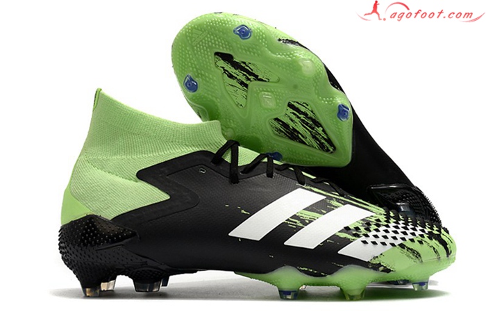 Adidas Chaussures de Foot Predator Mutator 20.1 FG Noir/Vert