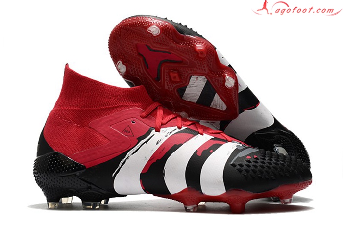 Adidas Chaussures de Foot Predator Mutator 20.1 FG Rouge/Noir