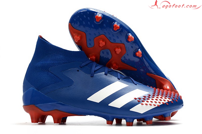 Adidas Chaussures de Foot Predator Mutator 20.1 AG Bleu