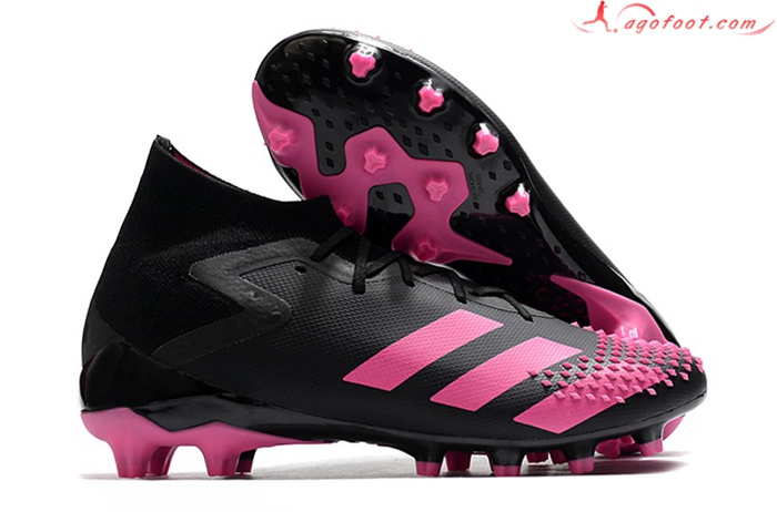 Adidas Chaussures de Foot Predator Mutator 20.1 AG Noir/Rose