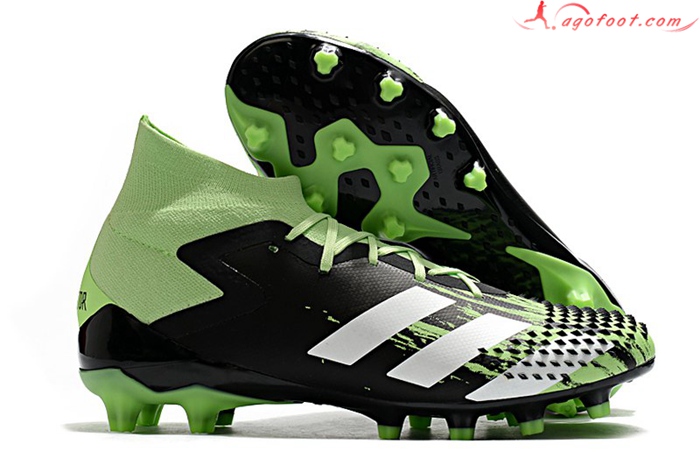 Adidas Chaussures de Foot Predator Mutator 20.1 AG Noir/Vert