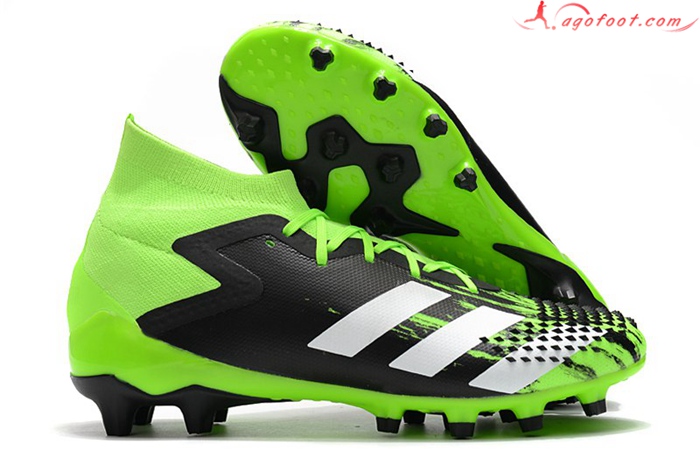 Adidas Chaussures de Foot Predator Mutator 20.1 AG Vert/Noir