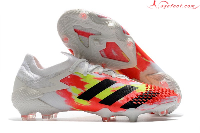Adidas Chaussures de Foot Predator Mutator 20.1 Low FG Blanc