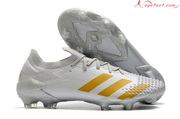 Adidas Chaussures de Foot Predator Mutator 20.1 Low FG Gris