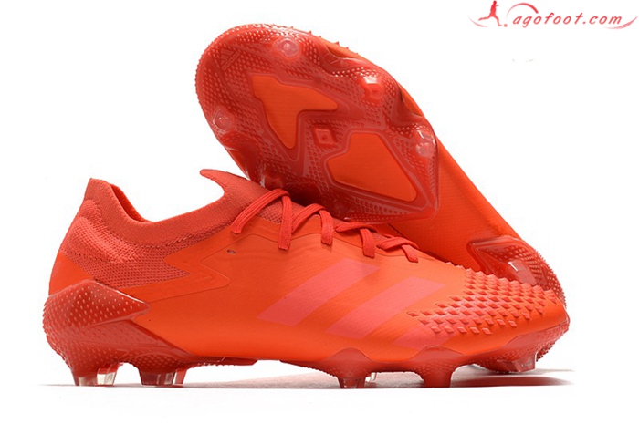 Adidas Chaussures de Foot Predator Mutator 20.1 Low FG Rouge