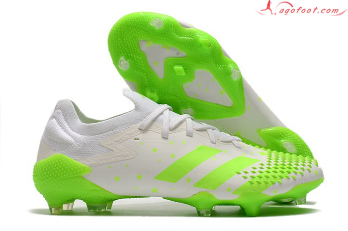 Adidas Chaussures de Foot Predator Mutator 20.1 Low FG Blanc