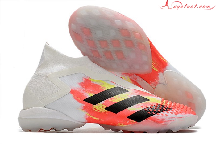 Adidas Chaussures de Foot Preator Mutator 20+ TF Blanc