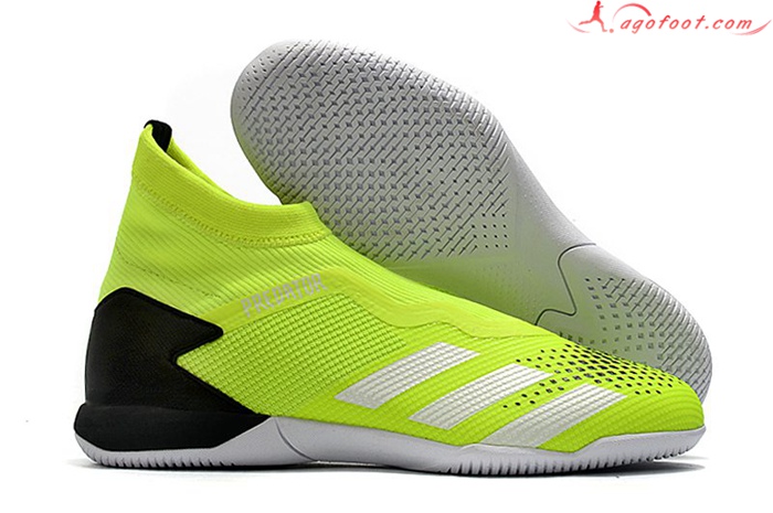 Adidas Chaussures de Foot PREDATOR 20.3 Laceless IN Vert