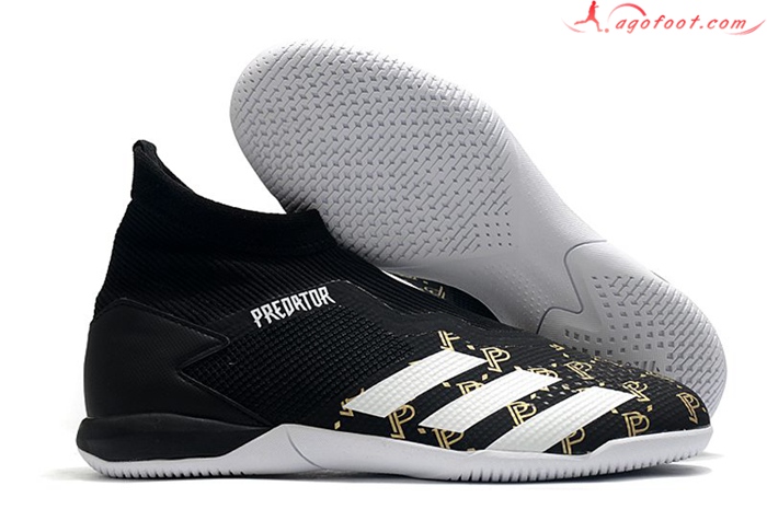 Adidas Chaussures de Foot PREDATOR 20.3 Laceless IN Noir