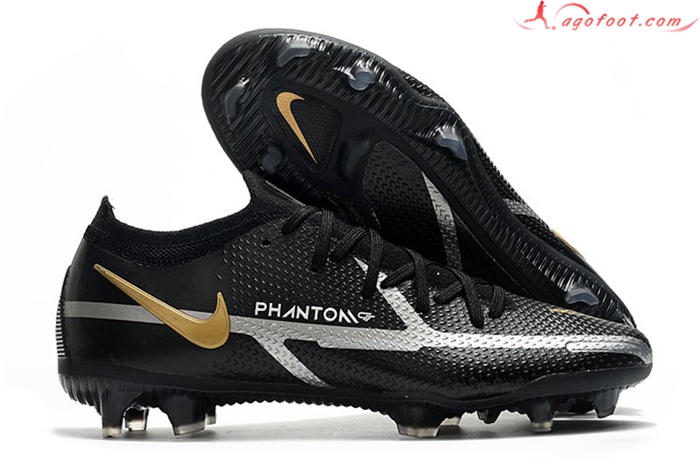 Nike Chaussures de Foot Phantom GT2 Elite FG Noir