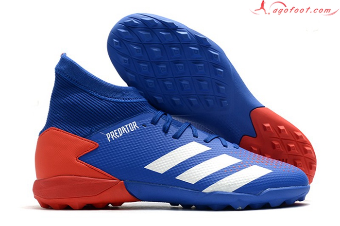 Adidas Chaussures de Foot PREDATOR 20.3 TF Bleu