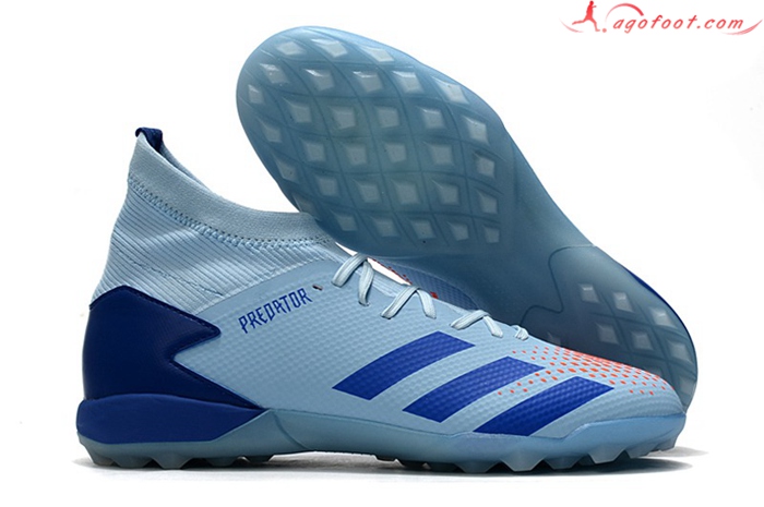 Adidas Chaussures de Foot PREDATOR 20.3 TF Bleu Clair