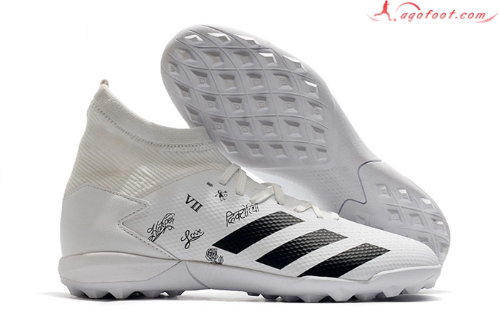 Adidas Chaussures de Foot PREDATOR 20.3 TF Blanc