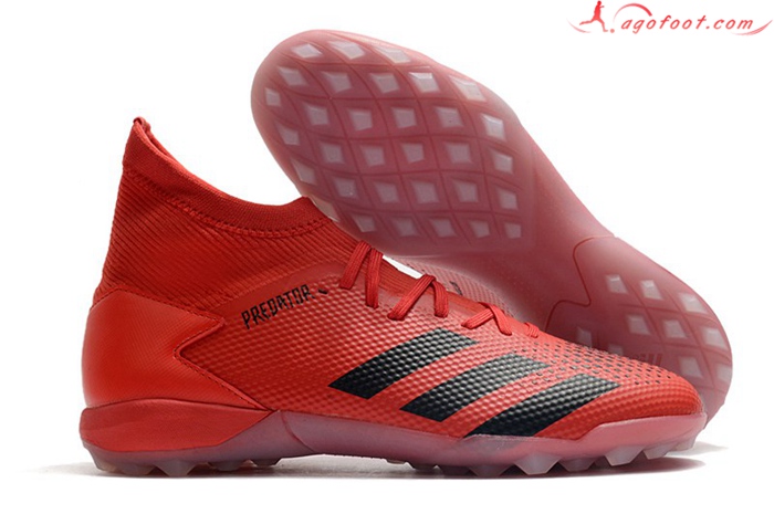 Adidas Chaussures de Foot PREDATOR 20.3 TF Rouge