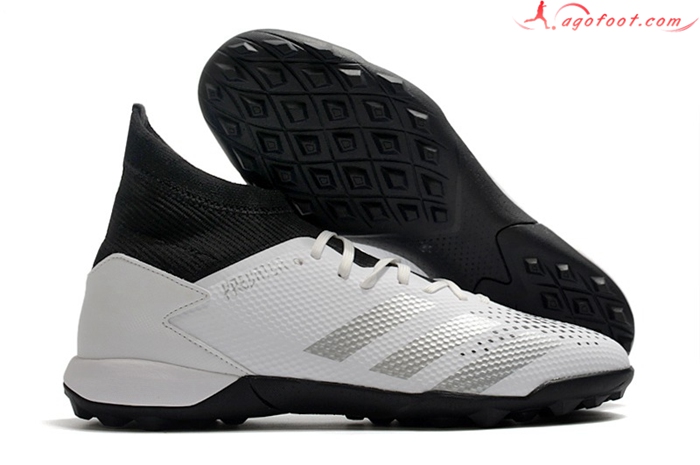 Adidas Chaussures de Foot PREDATOR 20.3 TF Noir/Blanc