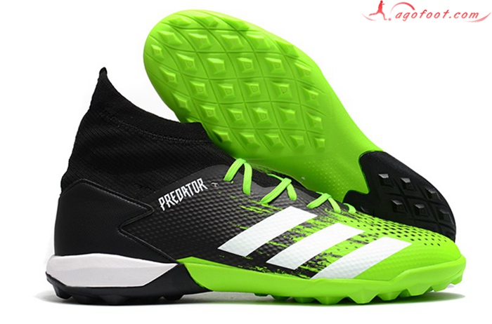 Adidas Chaussures de Foot PREDATOR 20.3 TF Noir/Vert