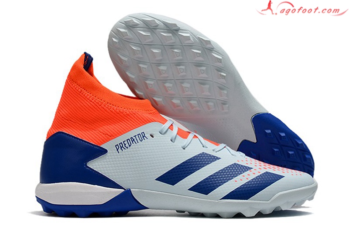 Adidas Chaussures de Foot PREDATOR 20.3 TF Gris/Orange