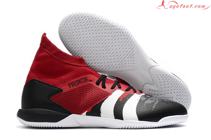Adidas Chaussures de Foot PREDATOR 20.3 IC Rouge/Noir