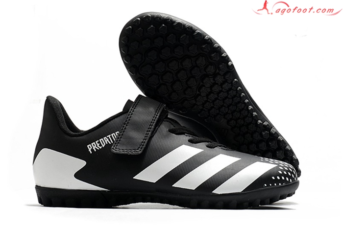 Adidas Chaussures de Foot Predator 20.4 TF Noir/Blanc