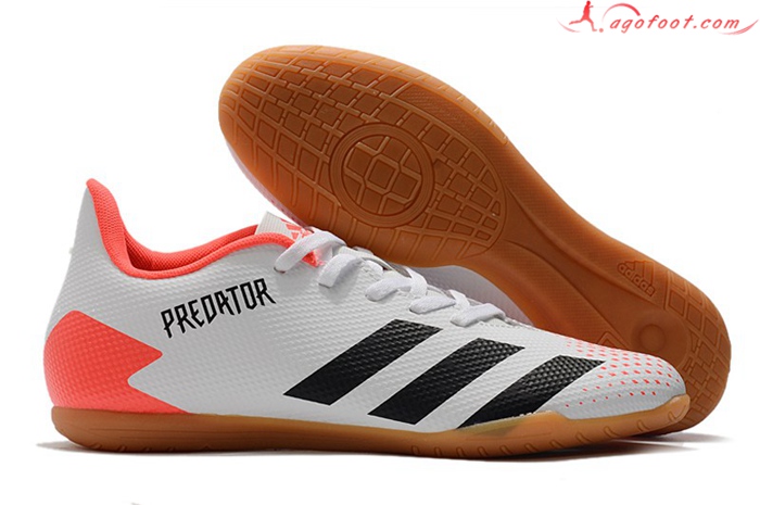 Adidas Chaussures de Foot Predator 20.4 IN Sale Blanc