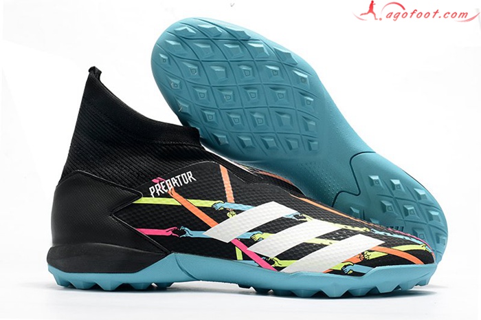 Adidas Chaussures de Foot Predator 20.3 Laceless TF Noir