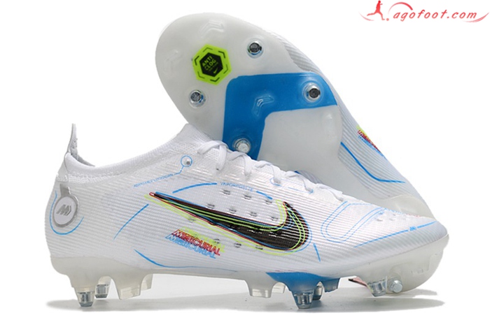 Nike Chaussures de Foot Mercurial Vapor XIV Elite SG Blanc