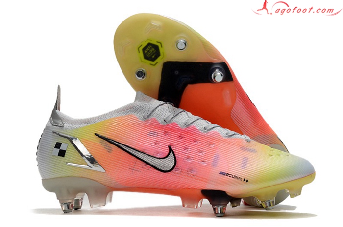 Nike Chaussures de Foot Mercurial Vapor XIV Elite SG PRO Anti Clog Rose