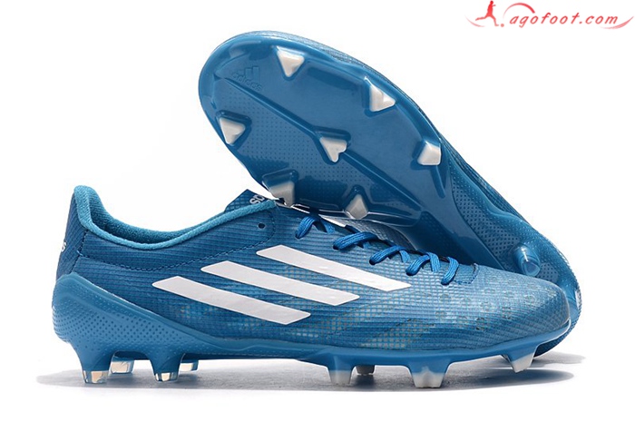 Adidas Chaussures de Foot X99 19.1 FG Bleu