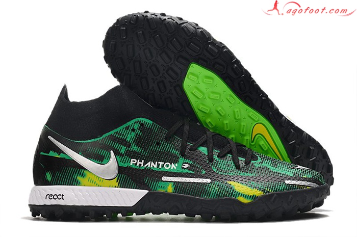 Nike Chaussures de Foot Phantom GT Pro TF Vert