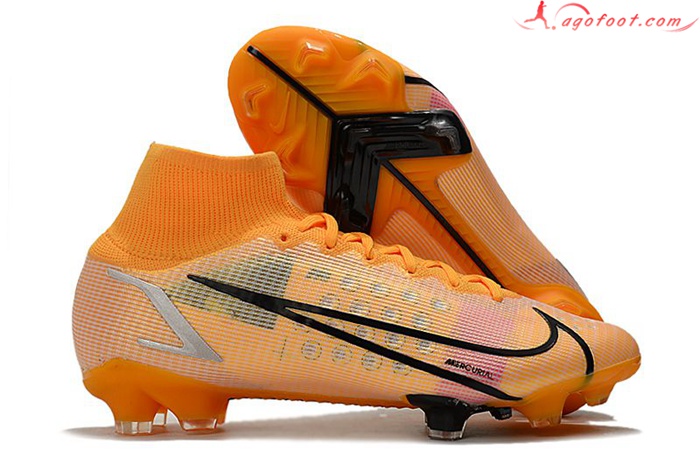 Nike Chaussures de Foot Superfly 8 Elite FG Orange