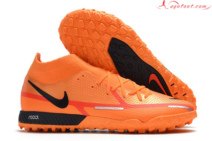 Nike Chaussures de Foot Phantom GT Pro TF Orange
