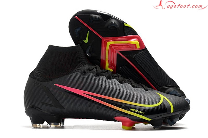 Nike Chaussures de Foot Superfly 8 Elite FG Noir