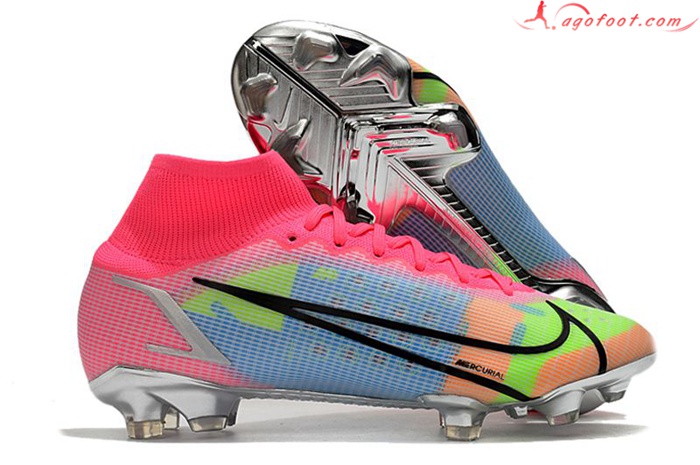 Nike Chaussures de Foot Superfly 8 Elite FG Rose