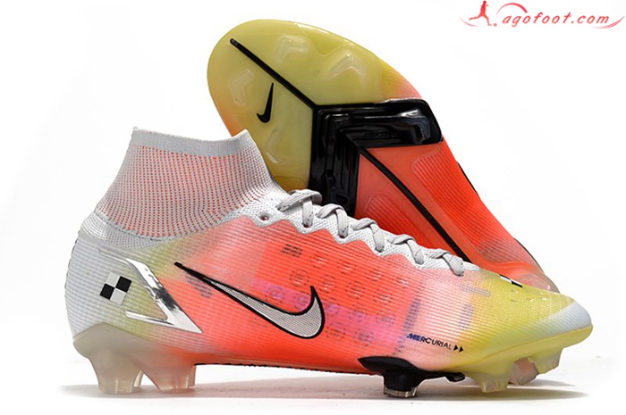 Nike Chaussures de Foot Superfly 8 Elite MDS FG Orange