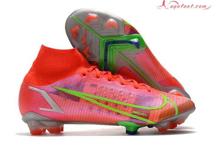 Nike Chaussures de Foot Superfly 8 Elite FG Rouge