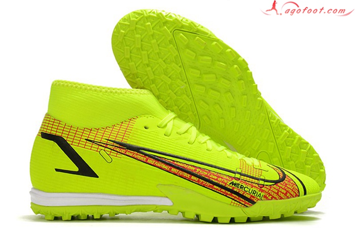 Nike Chaussures de Foot Superfly 8 Academy TF Vert