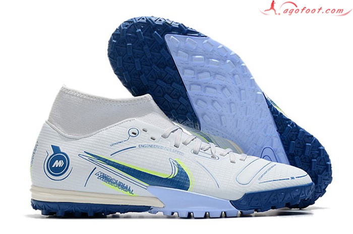 Nike Chaussures de Foot Superfly 8 Academy TF Blanc