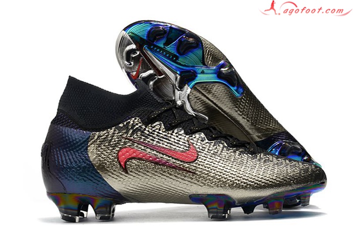 Nike Chaussures de Foot Mercurial Superfly VII Elite SE FG Argent