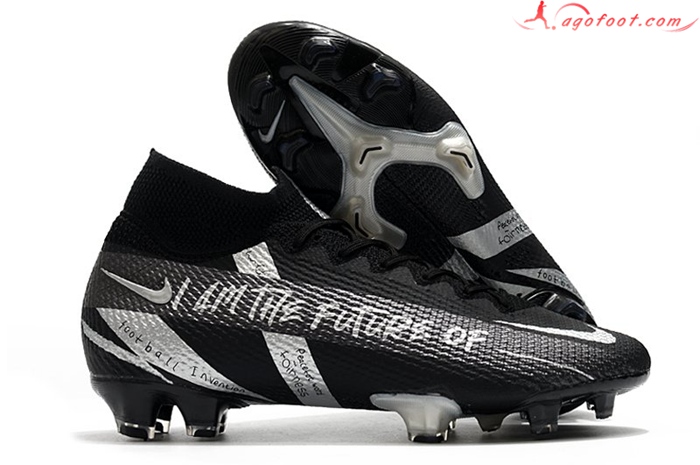 Nike Chaussures de Foot Mercurial Superfly 7 Elite Noir