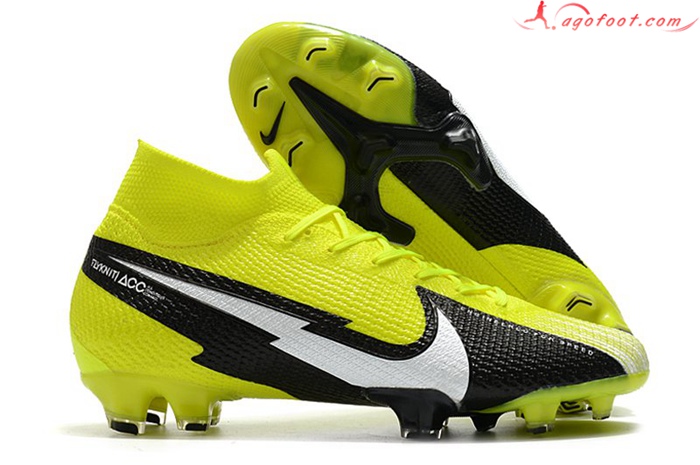 Nike Chaussures de Foot Mercurial Superfly 7 Elite Jaune/Noir