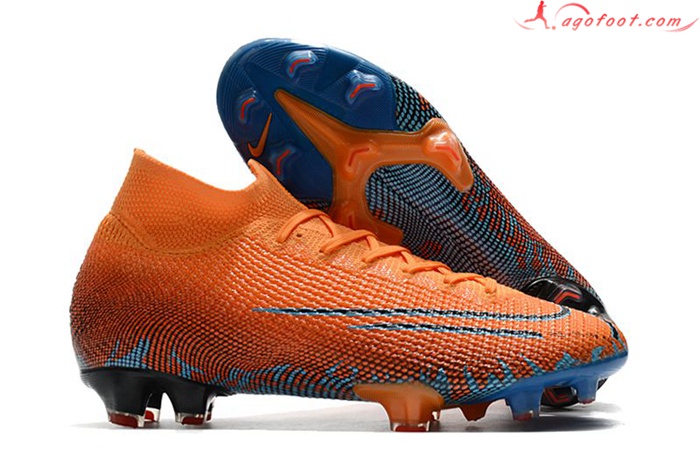 Nike Chaussures de Foot Mercurial Superfly 7 Elite Orange