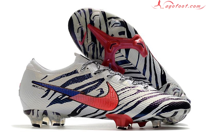 Nike Chaussures de Foot Vapor 13 Elite Korea FG Blanc/Pourpre
