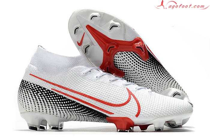 Nike Chaussures de Foot Mercurial Superfly 7 Elite Blanc