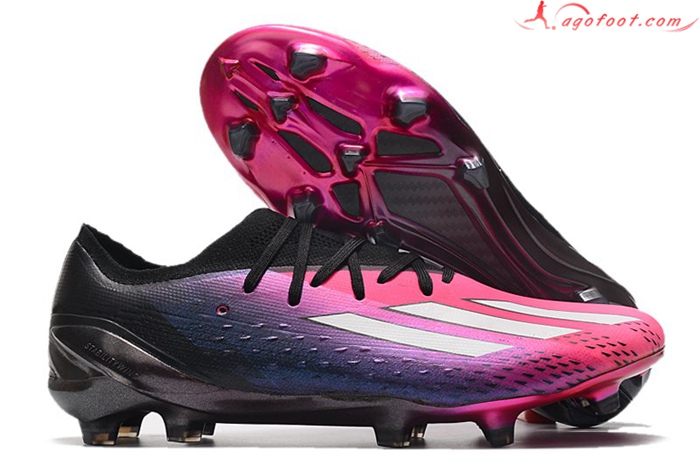 Adidas Chaussures de Foot X Speedportal.1 FG Rose/Pourpre