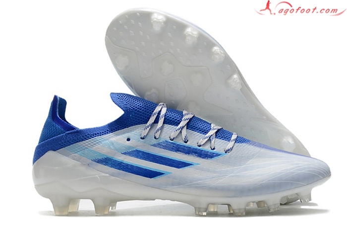 Adidas Chaussures de Foot X Speedflow.1 AG Bleu/Blanc