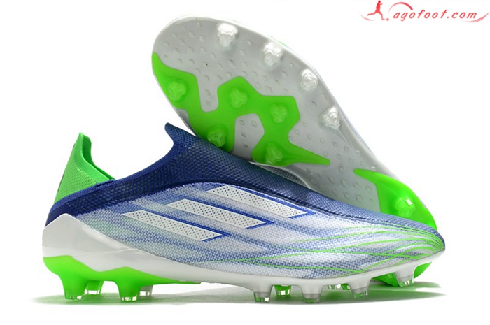 Adidas Chaussures de Foot X Speedflow+ AG Bleu
