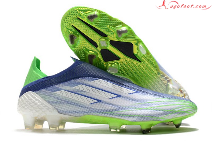 Adidas Chaussures de Foot X Speedflow+ FG Bleu